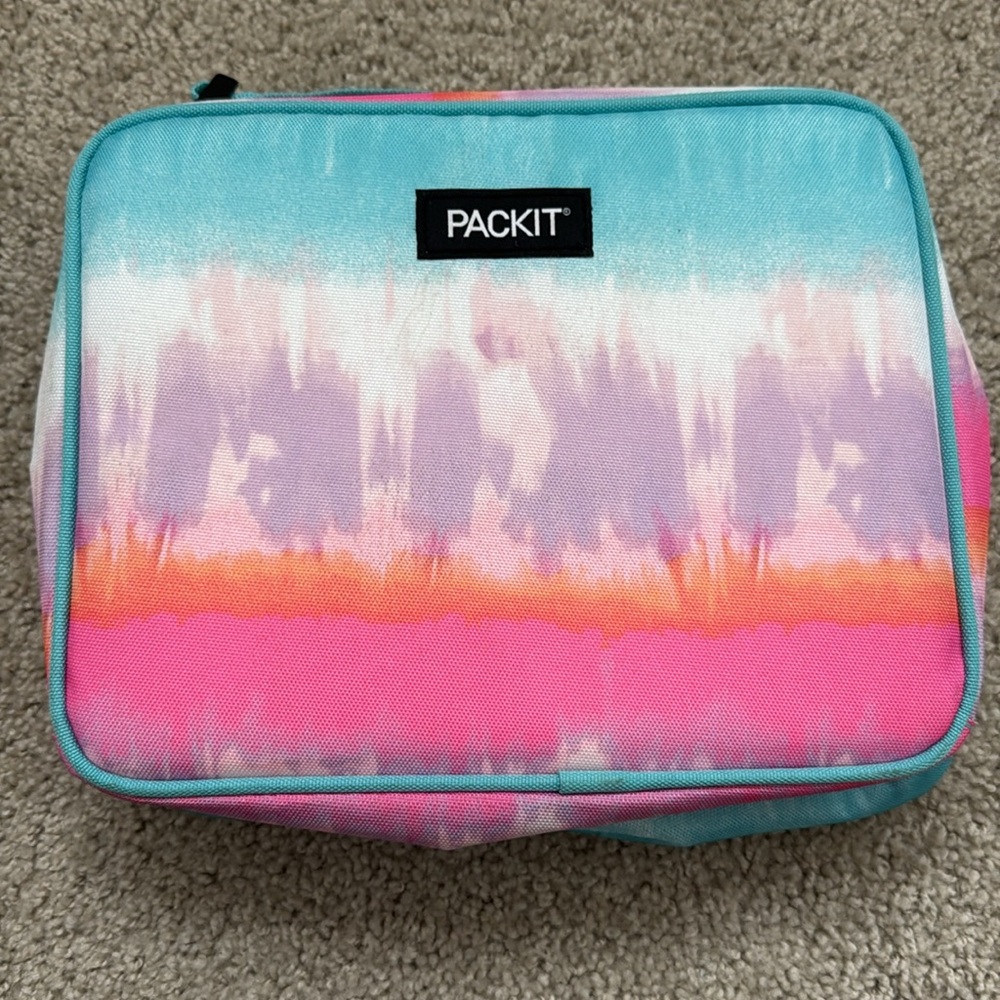 Like New PackIt Tie-Dye Lunch Bag